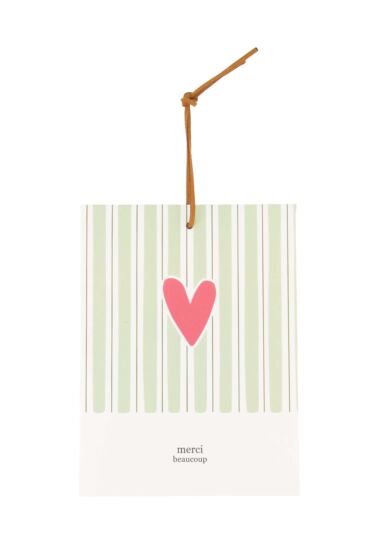 Zusss set van 2 geurzakjes hartje merci beaucoup