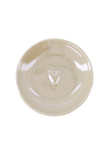 Zusss dipschaaltje parelmoer hartje zand