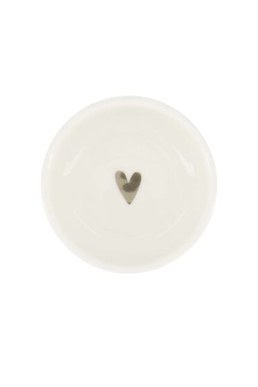 Zusss dipschaaltje hartje wit/zilver
