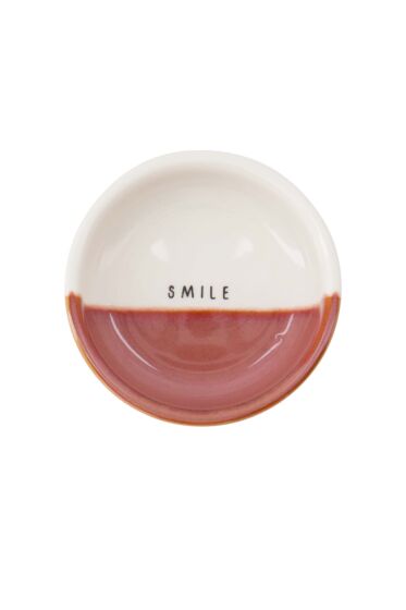 Zusss dipschaaltje smile wit/burgundy