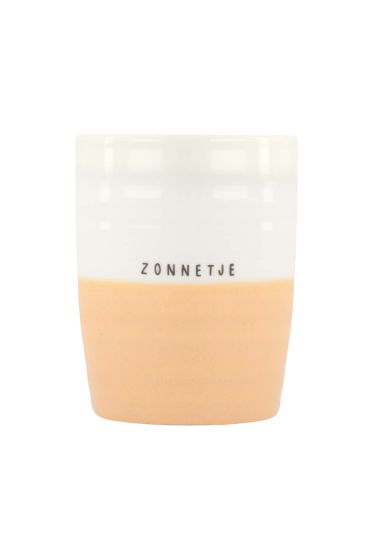 Zusss theemok zonnetje wit/perzik