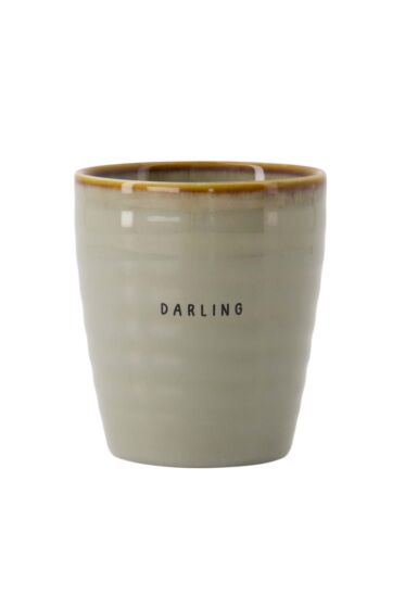 Zusss koffiemok darling grijsblauw