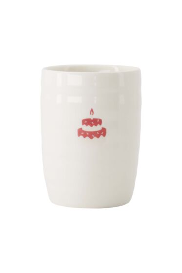 Zusss koffiemok taart wit/roze