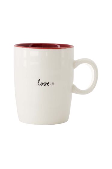 Zusss theemok love wit/rood/zwart