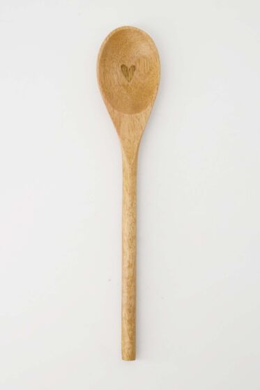 Zusss lepel hout hartje naturel
