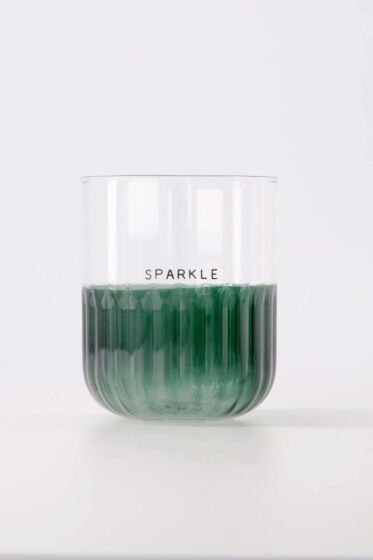 Zusss drinkglas sparkle transparant