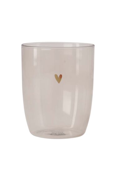 Zusss drinkglas hartje zand