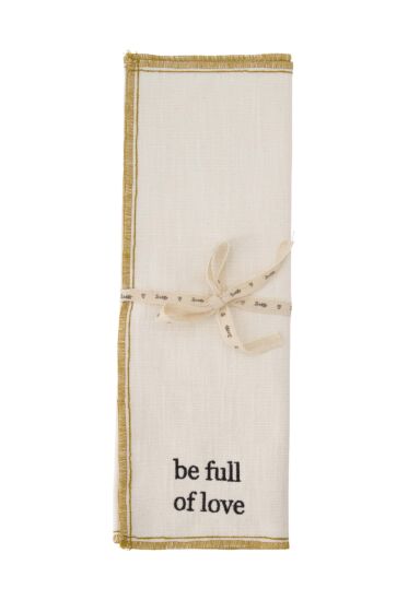 Zusss set van 2 placemats be full of love