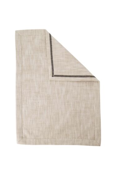 Zusss placemat darling zand/antracietgrijs