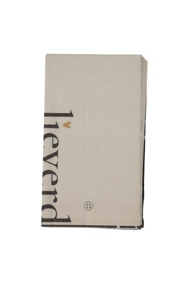 Zusss servetten lieverd 11x20cm