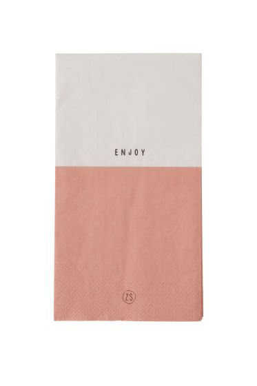 Zusss servetten enjoy 11x20cm