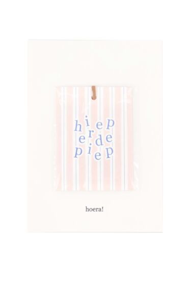 Zusss ansichtkaart mini geurzakje hieperdepiep hoe