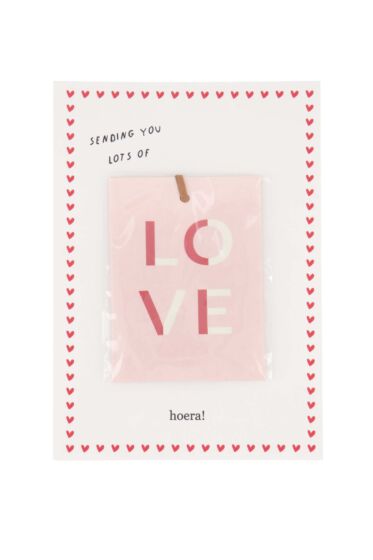 Zusss ansichtkaart mini geurzakje love