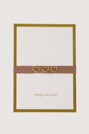  Zusss ansichtkaart armbandje hartje van goud