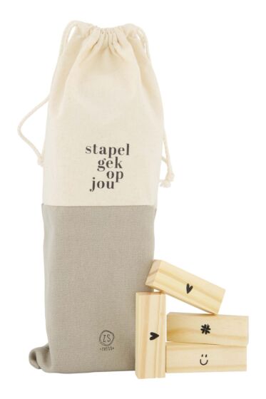 Zusss spelletje hout stapelgek op jou naturel