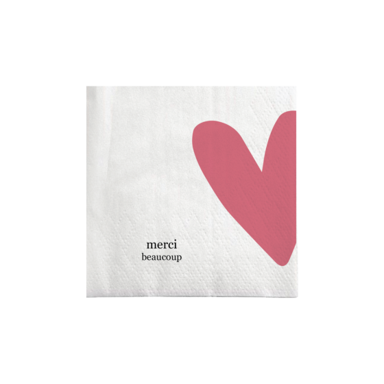 Zusss servetten vierkant merci beaucoup hart