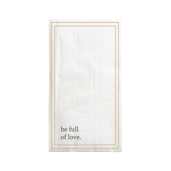 Zusss servetten rechthoek be full of love
