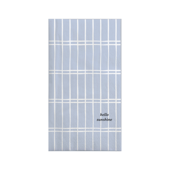 Zusss servetten rechthoek ruit hello sunshine