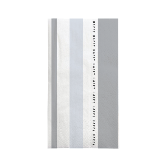 Zusss servetten rechthoek streep happy