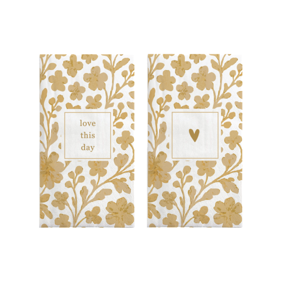  Zusss servetten rechthoek hartje love this day