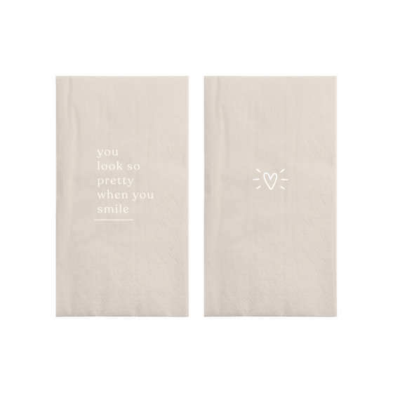  Zusss servetten rechthoek smile