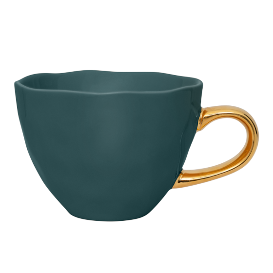 Good Morning Cup Cappuccino/tea blue green
