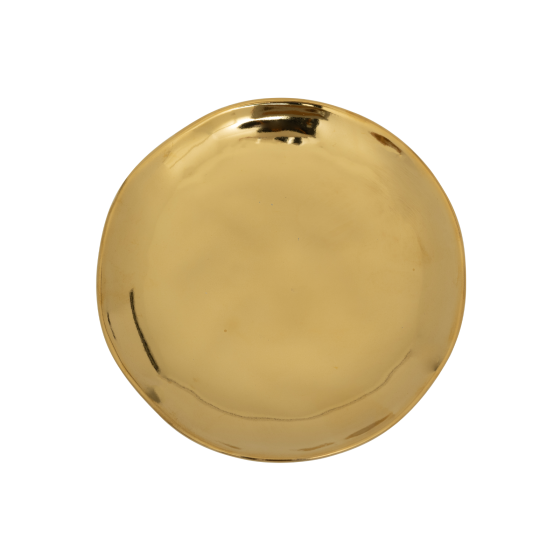 Good Morning plate gold Ø14 cm