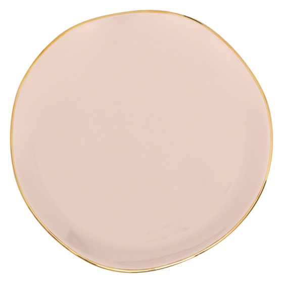 Good Morning plate Ø17 cm old pink