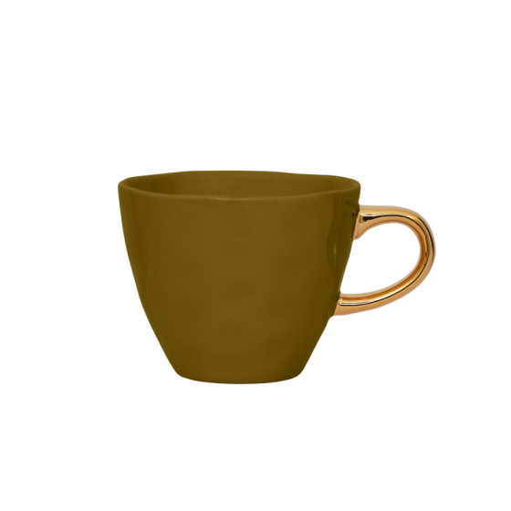 Good Morning Cup Coffee amber green