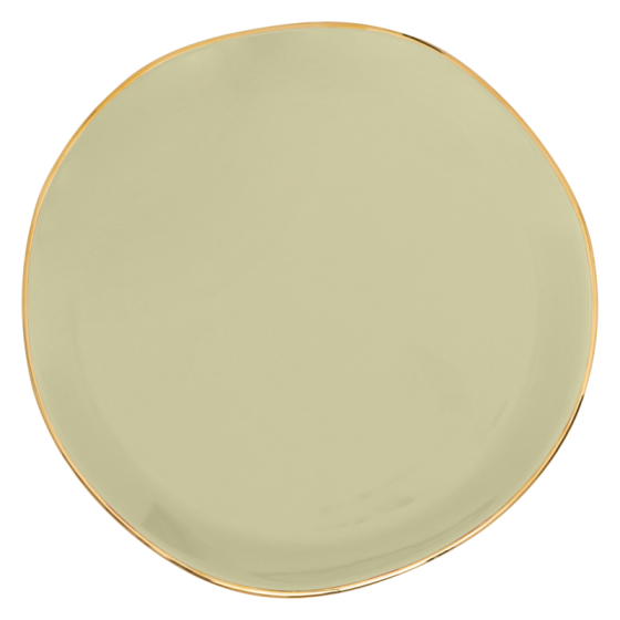 Good Morning plate Ø17 cm pale green