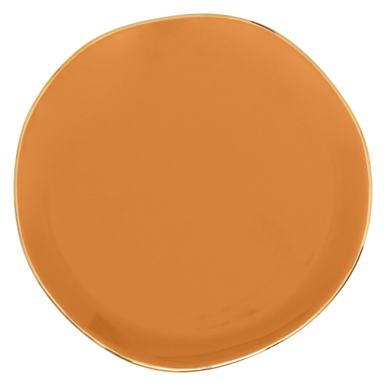 Good Morning plate Ø17 cm caramel