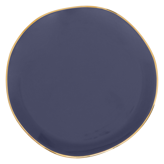 Good Morning plate Ø17 cm purple blue