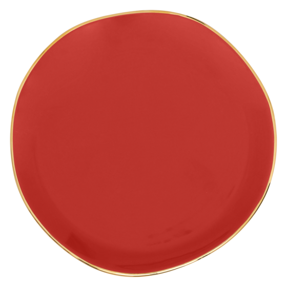 Good Morning plate Ø17 cm raspberry