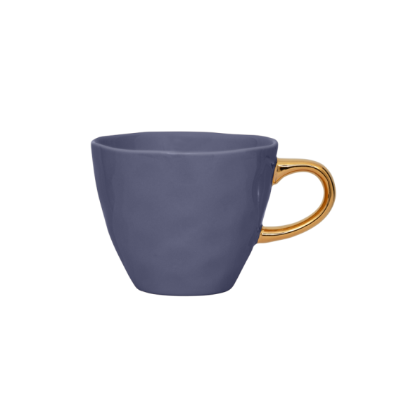 Good Morning Cup Coffee purple blue
