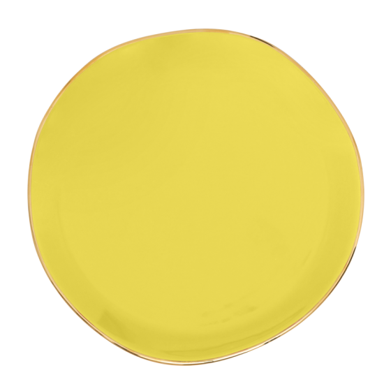 Good Morning plate Ø17 cm limelight