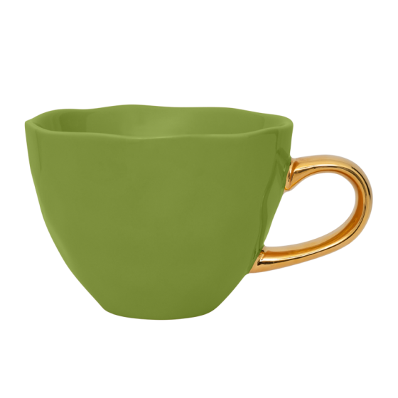 Good Morning Cup Cappuccino/tea evergreen sprig