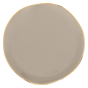 Good Morning plate Ø17 cm gray morn