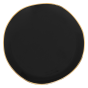 Good Morning plate Ø17 cm black