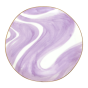 Good Morning plate Ø17 cm valuri violet