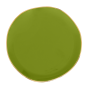 Good Morning plate Ø17 cm evergreen sprig