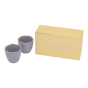 Good Morning egg cup set of 2 lila