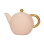 Good Morning tea pot old pink