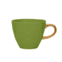 Good Morning Cup Coffee evergreen sprig